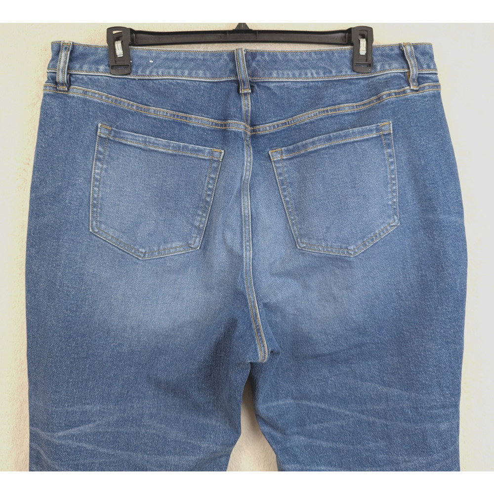 Lane Bryant sz 20 Jeans Mid Rise Straight Crop signature fit flex magic 1734 - Picture 5 of 8